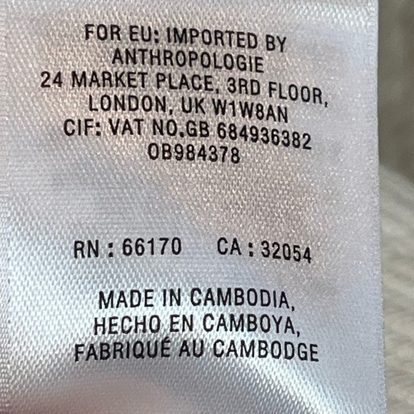 NWT Anthropologie Ivory Knit Top Sz L Cross Straps Front & Back - Picture 10 of 15